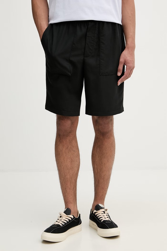 Calvin Klein kratke hlače muške s modalom crna LV04LF614G