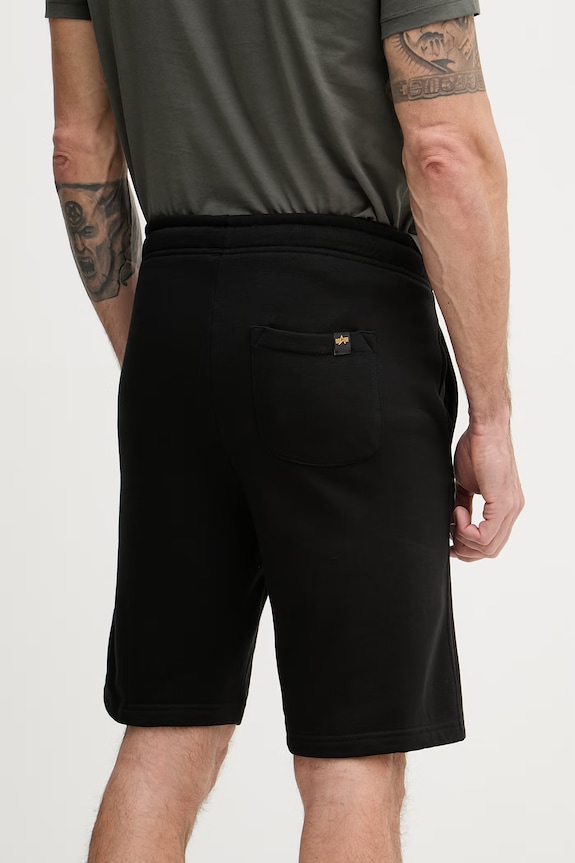 Ruházat Alpha Industries melegítő férfi pamut Camo Jogger Shorts 156377 fekete