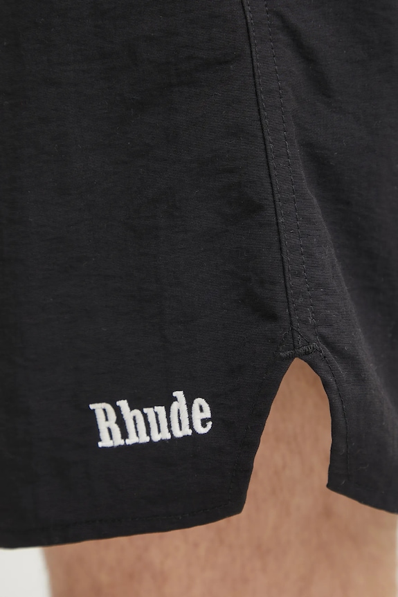 RHUDE pantaloncini da bagno Classic Logo Swim Short nero RHPS26SH03108