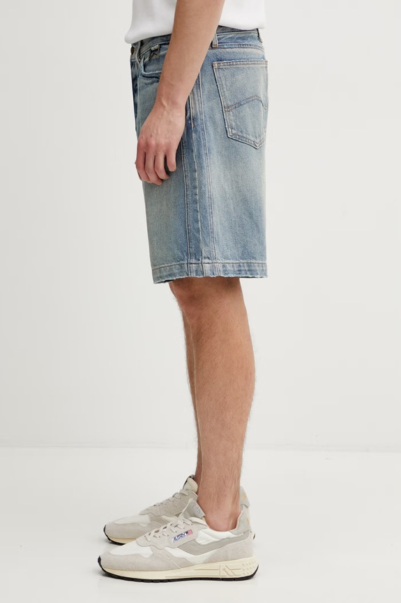 RHUDE Boxy Traxedo pantaloni scurți din denim pentru bărbați RHPS26SR10012 albastru SS26