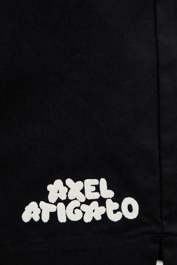 Axel Arigato Heath Drawstring Shorts бавовняні чоловічі чорний A3809001