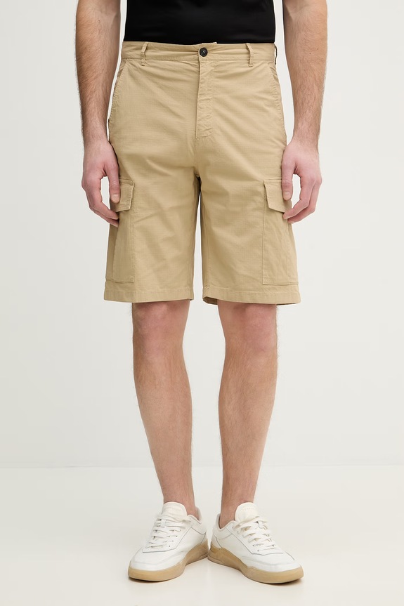 Βαμβακερό σορτσάκι Trussardi βαμβάκι μπεζ P024M000109N