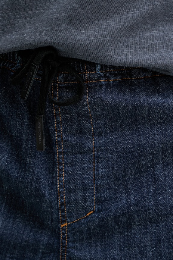 Trussardi pantaloni scurți pentru bărbați, din denim bleumarin P414M000141N
