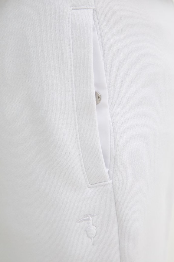 Βαμβακερό σορτσάκι Trussardi λευκό P8058000067N