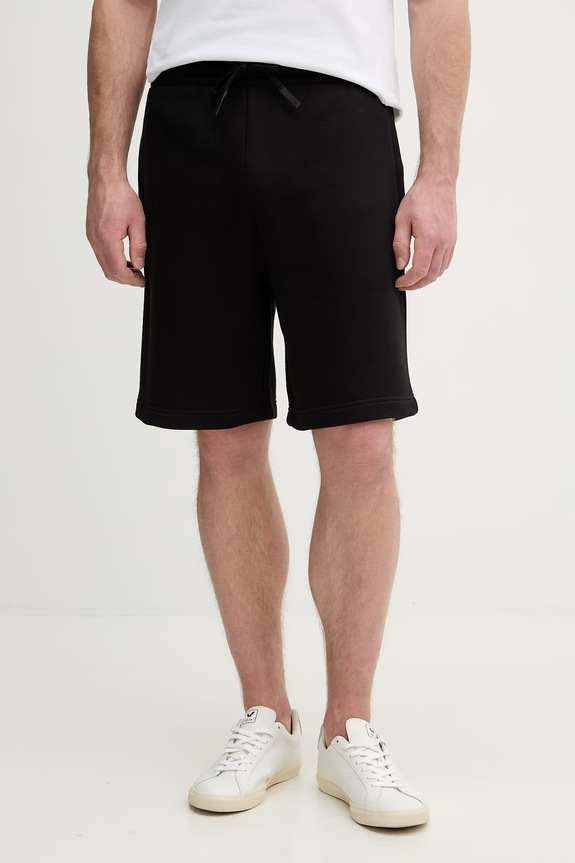Βαμβακερό σορτσάκι Trussardi βαμβάκι μαύρο P8058000067N