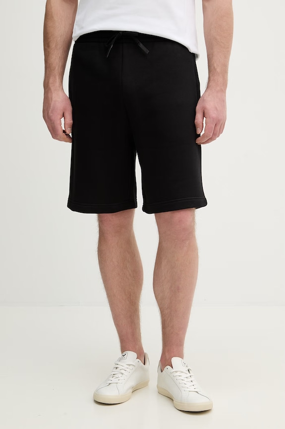 Βαμβακερό σορτσάκι Trussardi βαμβάκι μαύρο P8058000067N