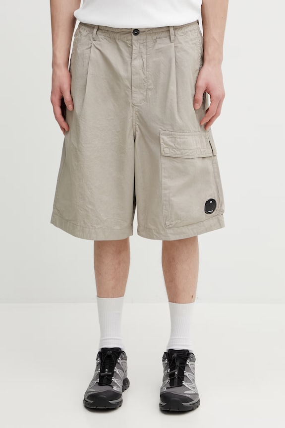 C.P. Company cotton shorts cotton gray 20CMBE127A110325G