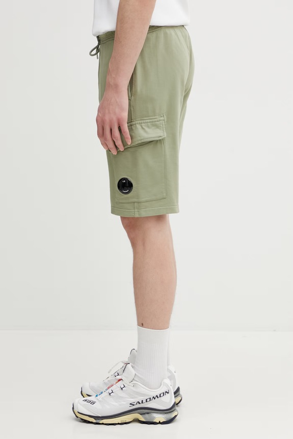 C.P. Company szorty bawełniane 20CMSB704A002246G zielony SS26