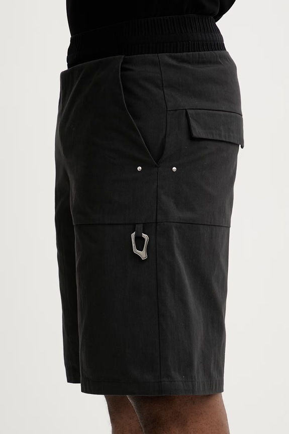 Kratke hlače Heliot Emil crna SS26PRE.M.10.224.BLK01