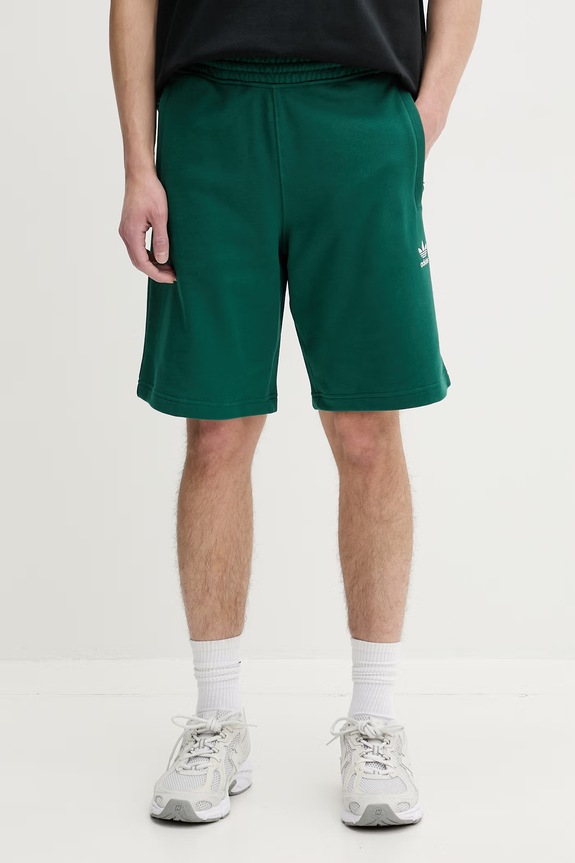 adidas Originals pantaloncini da uomo in cotone verde KD1311