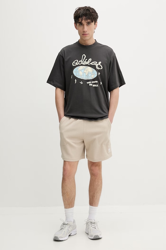 adidas Originals pantaloncini da uomo KE1176 beige SS26