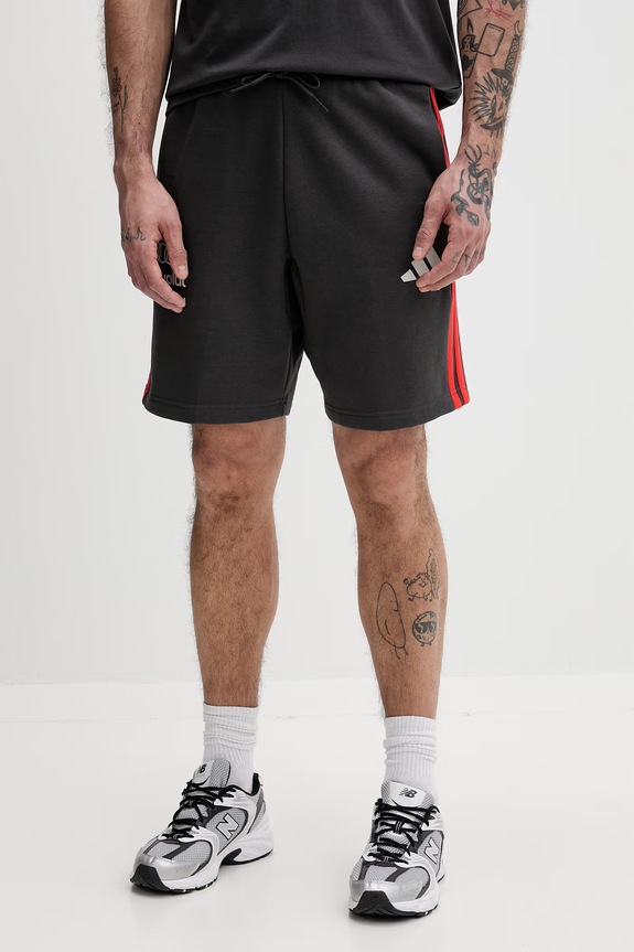 Adidas teplákové šortky pánske x Audi sivá KE6786