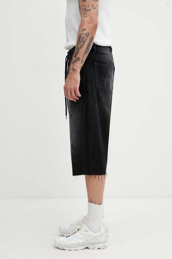 MM6 Maison Margiela shorts denim Men's SH0MU0014.M30064.961 black SS26