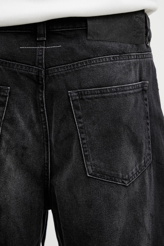 MM6 Maison Margiela shorts denim Men's black SH0MU0014.M30064.961