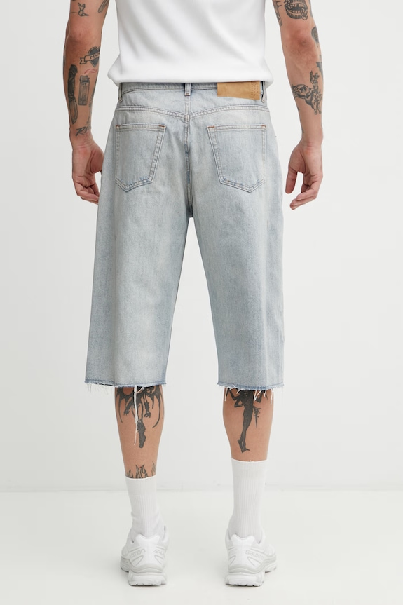 Oblečení MM6 Maison Margiela šortky pánské džínové SH0MU0014.M30055.962 modrá