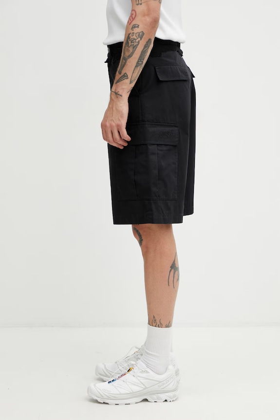 MM6 Maison Margiela cargo kratke hlače moške bombažne SH0MU0021.MTN137.961 črna SS26