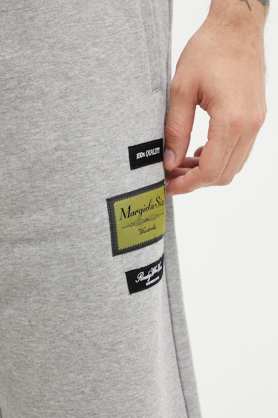 MM6 Maison Margiela pantaloni scurți de trening cu bumbac pentru bărbați gri SH0MU0027.S25606.857M