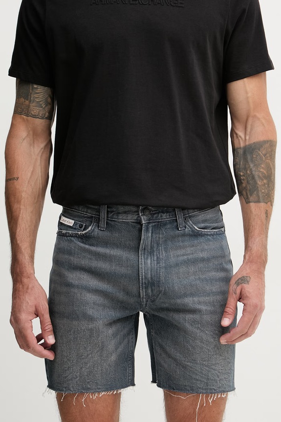 Calvin Klein Jeans pantaloni scurți pentru bărbați, din denim albastru LV04RF788G