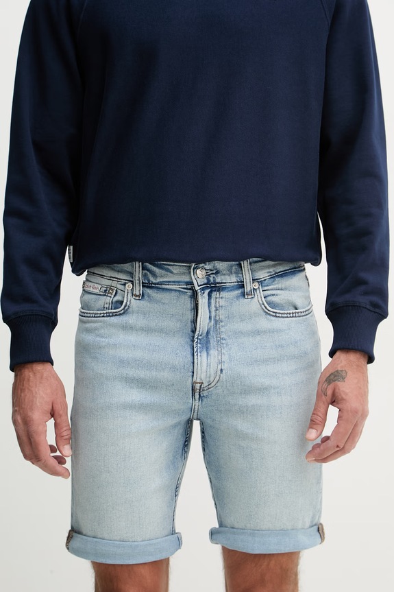 Calvin Klein Jeans pantaloni scurți pentru bărbați albastru LV04RF920G