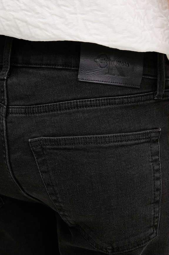Calvin Klein Jeans pantaloni scurți pentru bărbați, din denim negru LV04RF921G