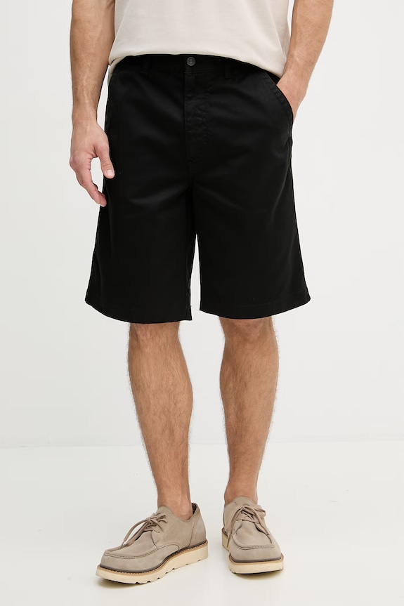 Calvin Klein Jeans šortky pánske bavlnené čierna LV04RD603G