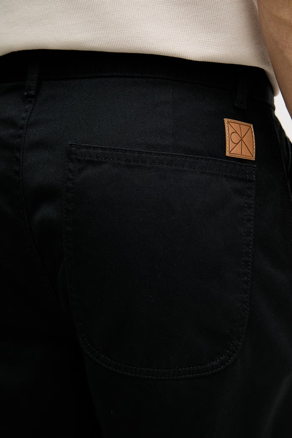 Calvin Klein Jeans šortky pánske bavlnené čierna LV04RD603G