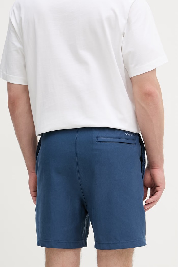 Îmbrăcăminte Calvin Klein Jeans pantaloni scurți de trening bărbătești cu bumbac LV04RF275G bleumarin