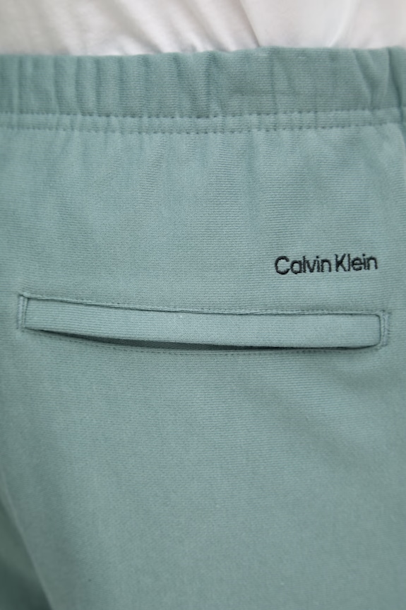 Calvin Klein Jeans teplákové šortky pánske LV04RF252G zelená