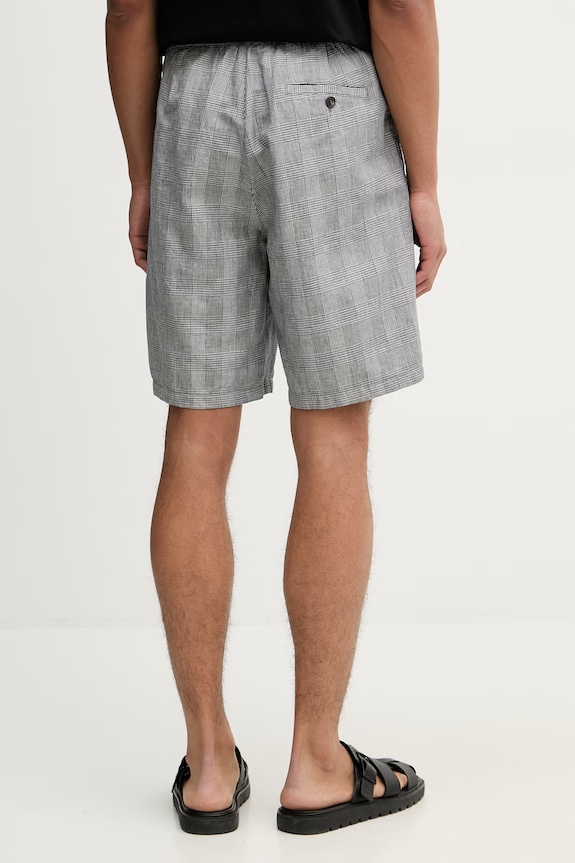 Odjeća United Colors of Benetton kratke hlače muške s lanom 4YQSU901I mornarsko plava