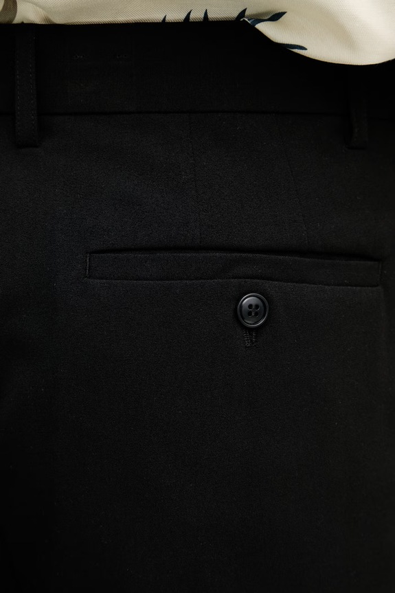 Lindbergh pantaloni scurți eleganți pentru bărbați negru 30.501111A