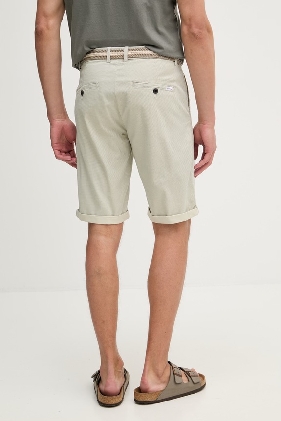 Îmbrăcăminte Lindbergh pantaloni scurți chinos pentru bărbați, din bumbac cu elastan 30.505045B bej