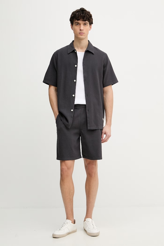 Marc O'Polo pantaloni scurți pentru bărbați, din bumbac gri 5000008062