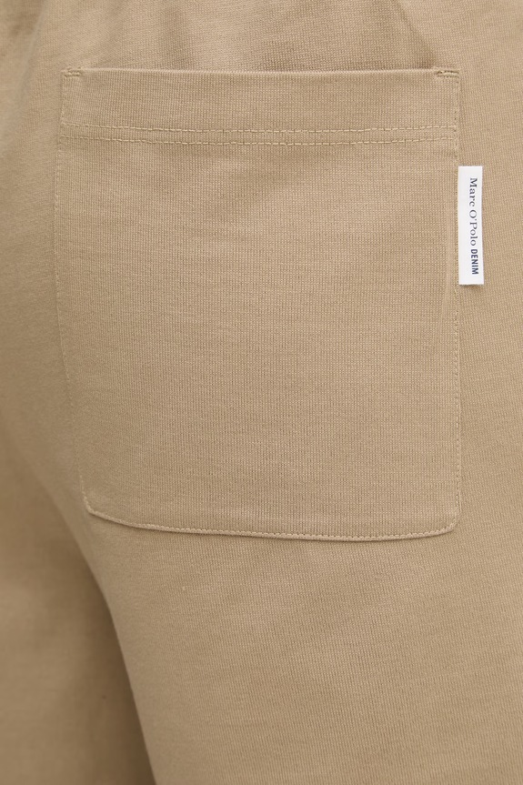 Marc O'Polo pantaloni scurți de trening pentru bărbați, din bumbac bej 5000008254