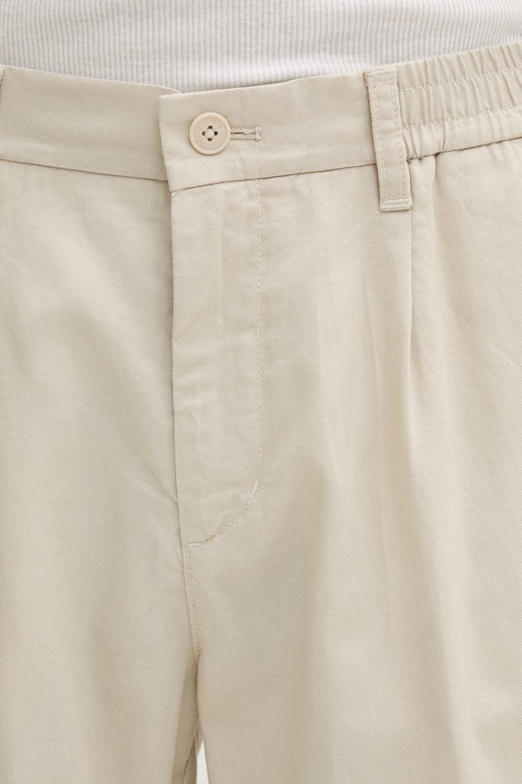 Marc O'Polo pantaloni scurți pentru femei, din bumbac bej 5000012809