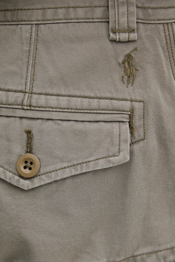 Polo Ralph Lauren Cargo kratke hlače za muškarce od pamuka siva 710964027