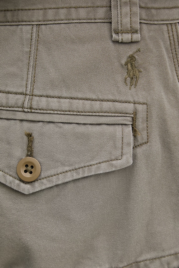 Polo Ralph Lauren Cargo kratke hlače za muškarce od pamuka siva 710964027