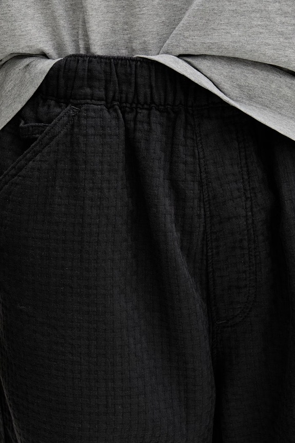 Levi's šortky pánske bavlnené PULL-ON WORK x WORKWEAR čierna 005A0