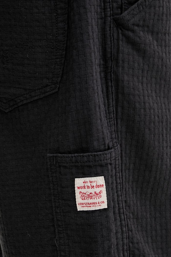 Levi's šortky pánske bavlnené PULL-ON WORK x WORKWEAR 005A0 čierna
