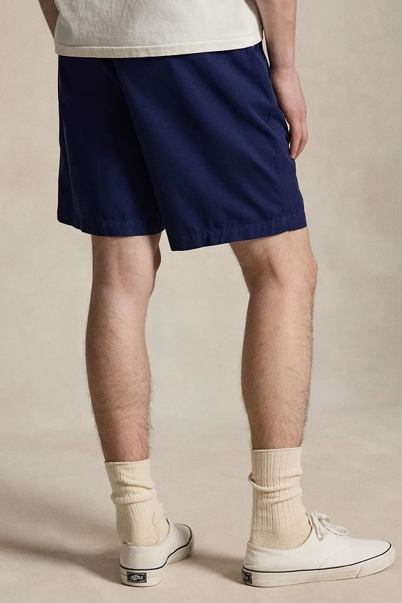 Pamučne kratke hlače Polo Ralph Lauren 710B22642 mornarsko plava SS26