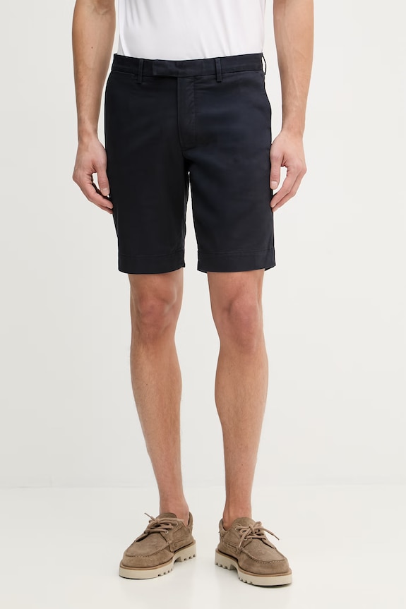 Polo Ralph Lauren Pantaloncini chino da uomo in cotone tessuto blu navy 710P08194
