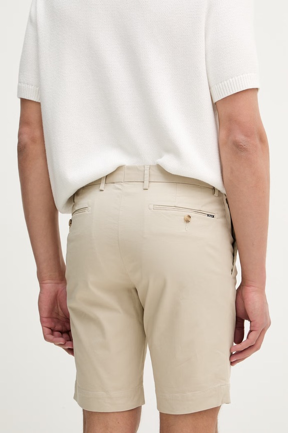 Abbigliamento Polo Ralph Lauren pantaloncini chino da uomo in cotone 710P08194 beige
