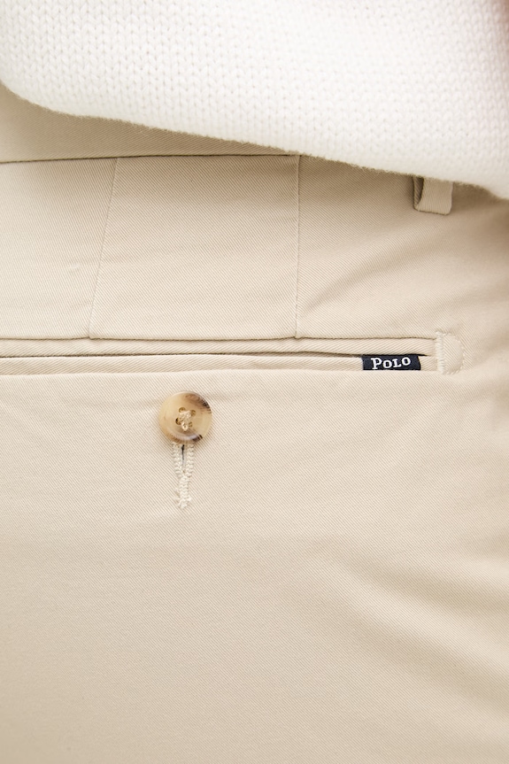 Polo Ralph Lauren pantaloncini chino da uomo in cotone beige 710P08194