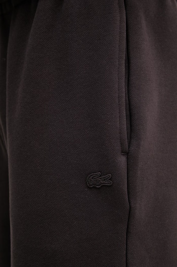 Lacoste szorty dresowe męskie bawełniane brązowy GH1903