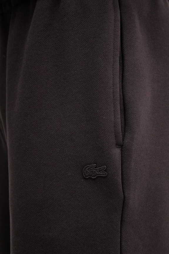 Lacoste szorty dresowe męskie bawełniane brązowy GH1903