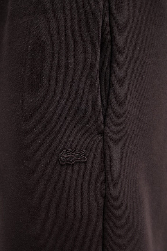 Lacoste sweat shorts cotton Men's brown GH1903
