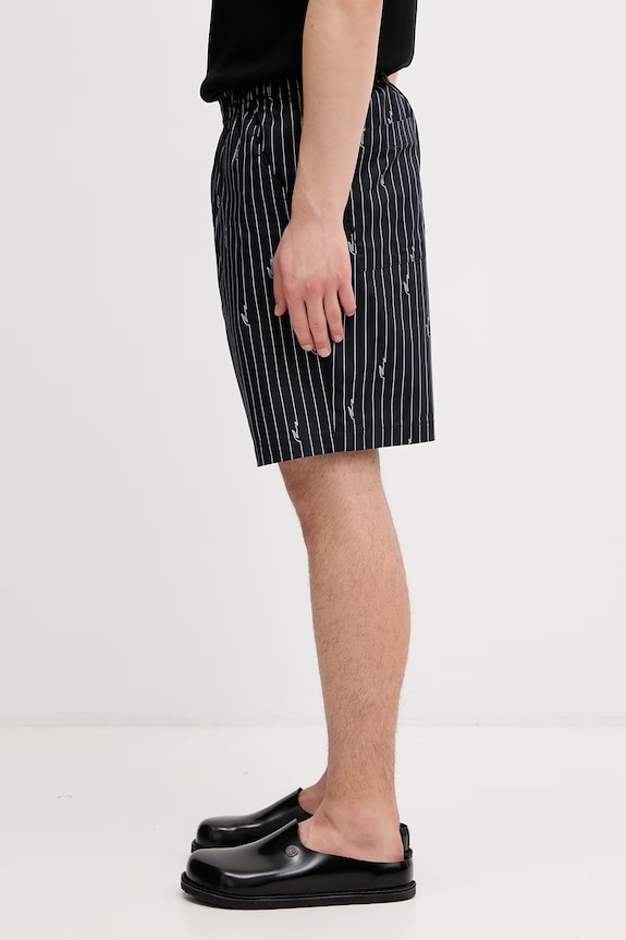 Lacoste szorty bawełniane męskie GH1964 czarny SS26