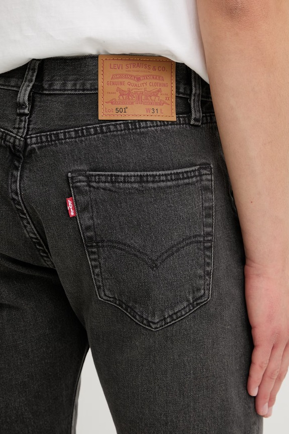 Levi's pantaloni scurți jeans 501® ORIGINAL negru 36512.0278