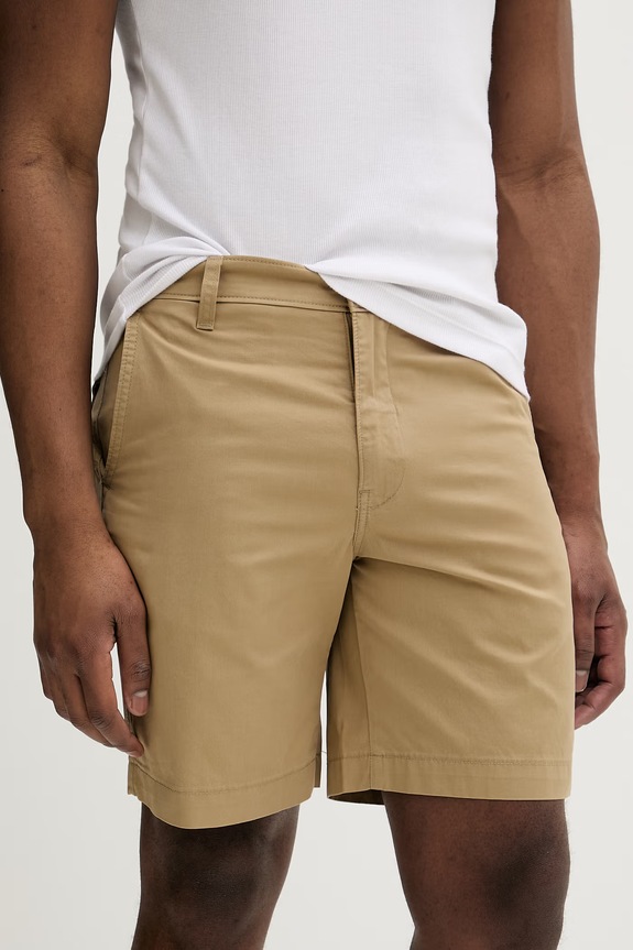 Levi's Šortky chino pánske bavlnené XX AUTH RLX II béžová A4661.0058