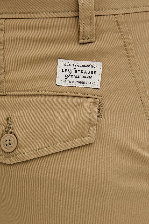 Levi's Šortky chino pánske bavlnené XX AUTH RLX II béžová A4661.0058