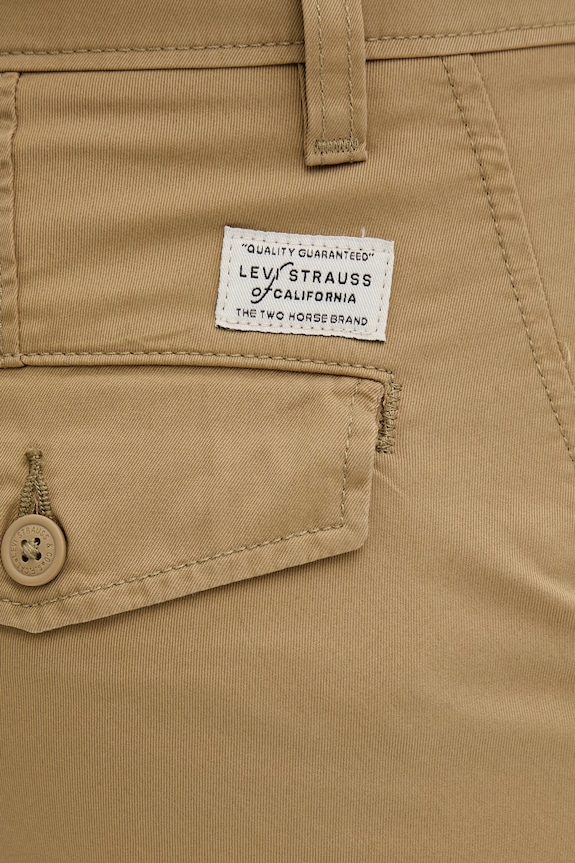Levi's Šortky chino pánske bavlnené XX AUTH RLX II béžová A4661.0058
